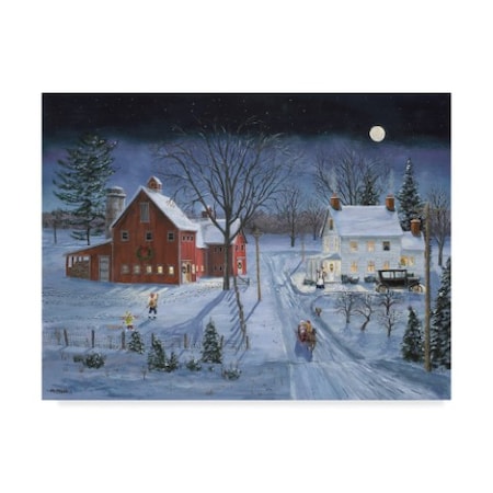 Bob Fair 'Late For Dinner' Canvas Art,14x19